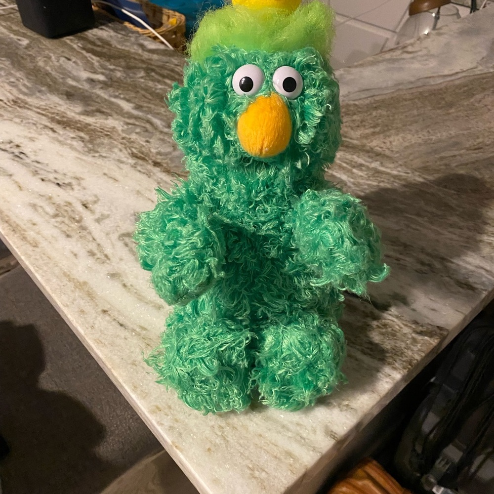 Sesame Street Green Plush Toy